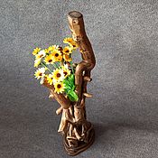 Для дома и интерьера handmade. Livemaster - original item Vase made of wood. Handmade.