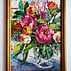 Framed Oil painting of Peonies As a gift to a woman. Pictures. Svetlana Samsonova. My Livemaster. Фото №5