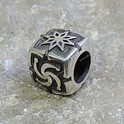 Фен-шуй и эзотерика handmade. Livemaster - original item Fret Star bead - A symbol of the Genus - Alatyr - A sown field. Handmade.