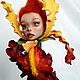 Author's flower-iris doll, Dolls, Volgograd,  Фото №1