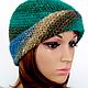 Order Knitted women's hat cap or lapel. UrbanStyleKnit (usknits). Livemaster. . Caps Фото №3