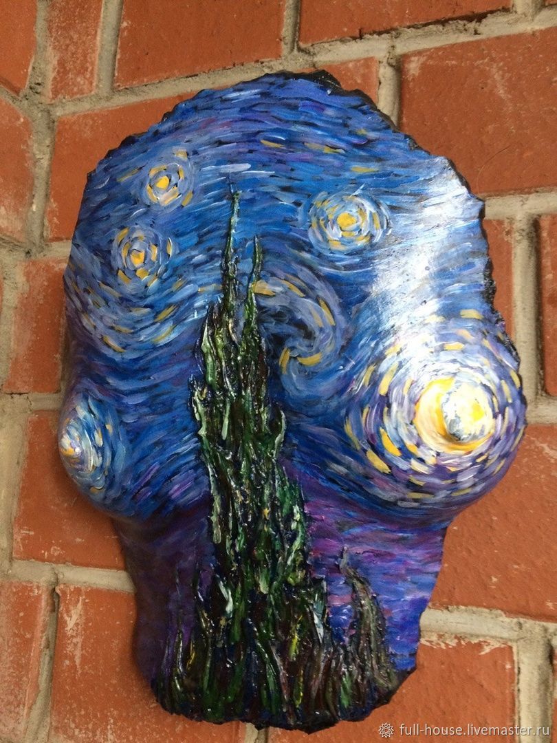 Скульптуры: Гипсовая скульптура на стену “Реквием по Ван Гогу” – купить ...