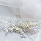 Order Bridal garter, lace garter, flower garter, wedding garter, Pearl Garte. Workshop Leteria. Livemaster. . Garter Фото №3
