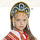 Slavic headpieces Kotena, Kokoshnik, Russian crown, Folk headdress, Ru. Kokoshnik. Irina. My Livemaster. Фото №6