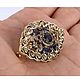 Винтаж: Винтажная брошь. Броши винтажные. ANTIQUE_GOLDEN_ROSE. Ярмарка Мастеров.  Фото №4