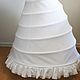 Oval crinoline with ruffles 7 rings. Collapsible. Cosplay costumes. Irina Burceva (simplehappy). Ярмарка Мастеров.  Фото №4