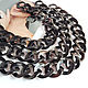 Chain Black Buffalo Horn Zebu 40cm Links Twist, Chains, Bryansk,  Фото №1