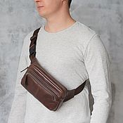 Сумки и аксессуары handmade. Livemaster - original item Men`s crossbody bag 