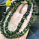Бусы из хромдиопсида «Очарование». Бусы. gemstone. Ярмарка Мастеров.  Фото №4