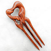 Украшения handmade. Livemaster - original item Hair clip made of wood 