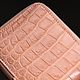 Кошелек из натуральной кожи крокодила IMA0018UUP4. Кошельки. CrocShop товары из экзотической кожи. Ярмарка Мастеров.  Фото №7