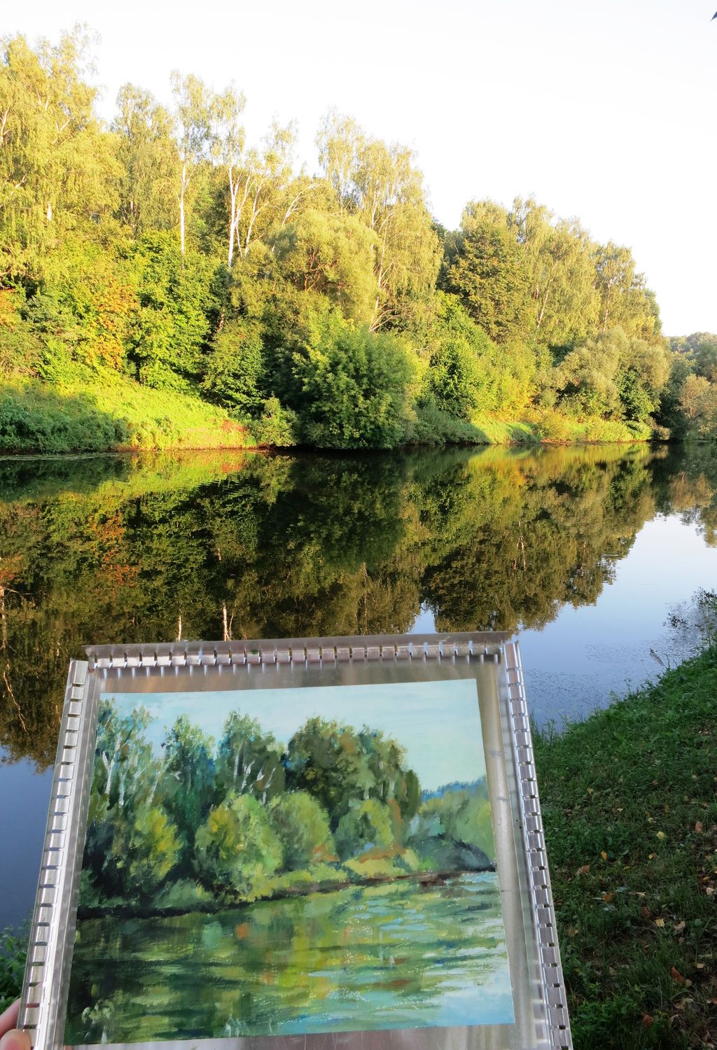 Пленэр на реке Пахре