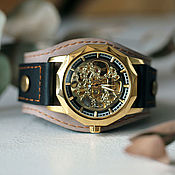 Manshe wrist watch, mechanical