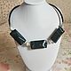 Jewelry sets: Choker necklace and black agate earrings. Jewelry Sets. Handmade Jewelry. My Livemaster. Фото №4