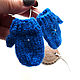 Order Doll mittens 5 cm knitted blue. BarminaStudio (Marina)/Crochet (barmar). Livemaster. . Clothes for dolls Фото №3