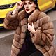 Шуба из куницы. Шубы. YANA KRAFT BRAND. Ярмарка Мастеров.  Фото №6