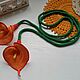  Каллы. Лариаты. Knitted flowers. Ярмарка Мастеров.  Фото №9