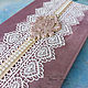 Diary 'Pink tenderness' Velvet, lace. Diaries. Decoupage - decor. Online shopping on My Livemaster.  Фото №2