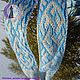 Belt Fern Flower grey-blue, Belts and ribbons, Chrysostom,  Фото №1