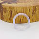 Order 17 R-R Ring White translucent chalcedony (nkbphh17). Selberiya shop. Livemaster. . Rings Фото №3