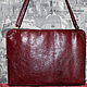 Кожаная сумка на ремне на плечо. Классическая сумка. MaryBags (hudesa). Интернет-магазин Ярмарка Мастеров.  Фото №2