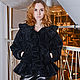 Черная куртка из искусственного меха. Куртки. Poza (poza-fashion). Ярмарка Мастеров.  Фото №4