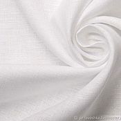 Материалы для творчества handmade. Livemaster - original item Linen with cotton Belarus, white, width 220 cm. Handmade.
