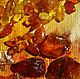 Янтарный листопад. Картины. Капитанова Оксана Живопись маслом. Ярмарка Мастеров.  Фото №6
