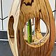 Деревянная ваза с пробиркой «Груша». Вазы. Lumber Home. Ярмарка Мастеров.  Фото №4