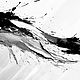 Интерьерная фактурная картина Абстрактная форма черно-белая. Картины. Интерьерные картины от Лира. Ярмарка Мастеров.  Фото №9