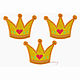 Embroidery patch Royal crown applique on felt, Applications, Moscow,  Фото №1