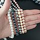 Жемчуг майорка персик 8 мм нить. Бусины. Niakrise beads. Интернет-магазин Ярмарка Мастеров.  Фото №2