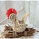 Курочка  плетёная "Дюймовочка"миниатюрная ,Подарок на Пасху. Пасхальные сувениры. Ирина Шилова; Душевное плетение. Ярмарка Мастеров.  Фото №5