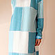 Dress knitted patchwork oversize handmade Maya Alpaca. Dresses. Татьяна, ручное вязание. Online shopping on My Livemaster.  Фото №2