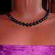 Order Beads natural black agate. Tatiana. Livemaster. . Necklace Фото №3