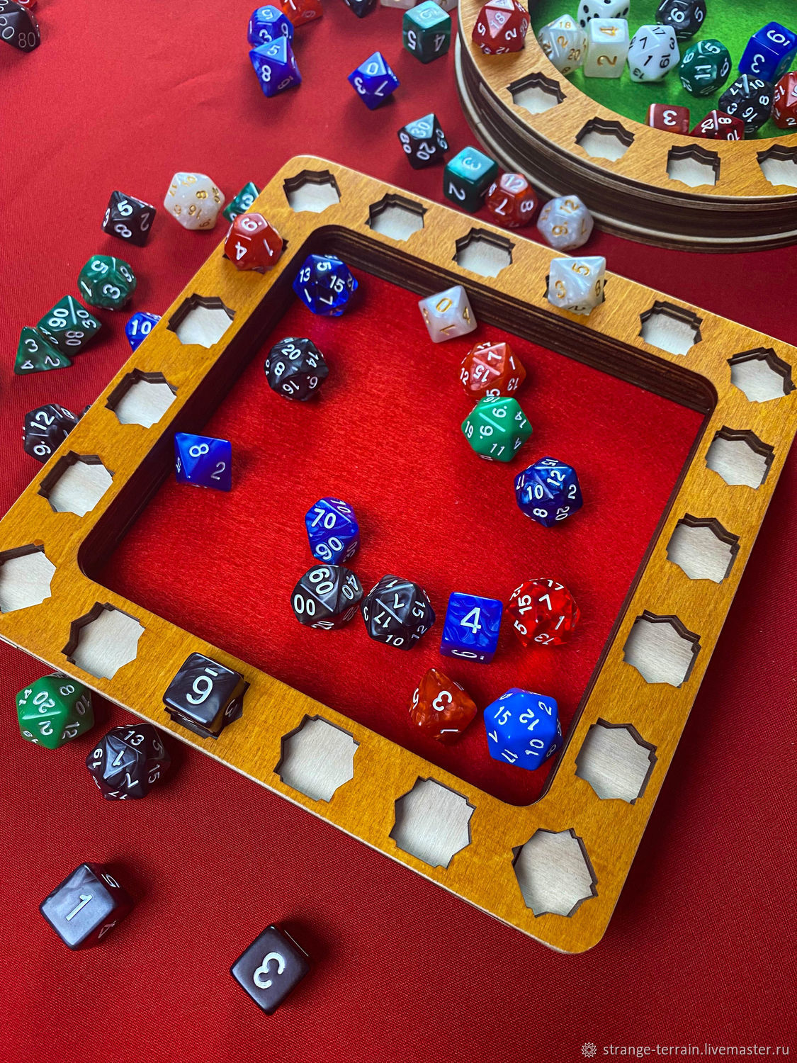 Дайс-трей / Dice Tray / Лоток для кубиков ДнД DnD в интернет-магазине на  Ярмарке Мастеров | Настольные игры, Санкт-Петербург - доставка по России.  Товар продан.