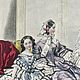 Винтаж: Антикварная гравюра 1860х годов, Картины винтажные, Москва,  Фото №1