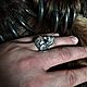 Ring: Skull with inserts. Rings. h-a-n--t-e-r. Online shopping on My Livemaster.  Фото №2