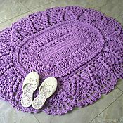 Для дома и интерьера handmade. Livemaster - original item Rug crochet oval of cord, a Bunch of grapes. Handmade.