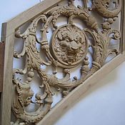Photo frame carved zodiac Sign Scorpio ash
