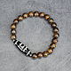 Order Bracelet natural bronzite and dzi Bird bead. naturalkavni. Livemaster. . Bead bracelet Фото №3