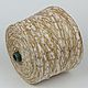  art.Fettucсine col.Beige-Gold ( код 466), Пряжа, Дмитров,  Фото №1