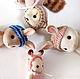 Hats and caps for Calico critters, Clothes for dolls, Moscow,  Фото №1