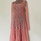 Ажурное платье из альпаки на шёлке. Платья. Wool & Feather. Интернет-магазин Ярмарка Мастеров.  Фото №2