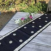 Винтаж ручной работы. Ярмарка Мастеров - ручная работа Oriental pattern tablecloth, silk, Iran. Handmade.