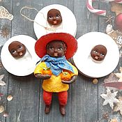 Куклы и игрушки handmade. Livemaster - original item Faces for cotton toys!. Handmade.