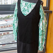 Одежда handmade. Livemaster - original item Sundress Women`s Black Classic Business to Office Casual. Handmade.