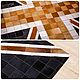  ковёр ручной работы из шкур коровы. Ковры для дома. luxury-patchwork. Ярмарка Мастеров.  Фото №5