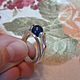 Order Ring with blue aventurine in 925 silver. marusjy. Livemaster. . Rings Фото №3