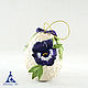 Easter egg, porcelain egg, Easter decor, flowers, Easter. Eggs. Christmas Art. Online shopping on My Livemaster.  Фото №2